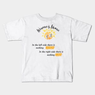 Women's brain Kids T-Shirt